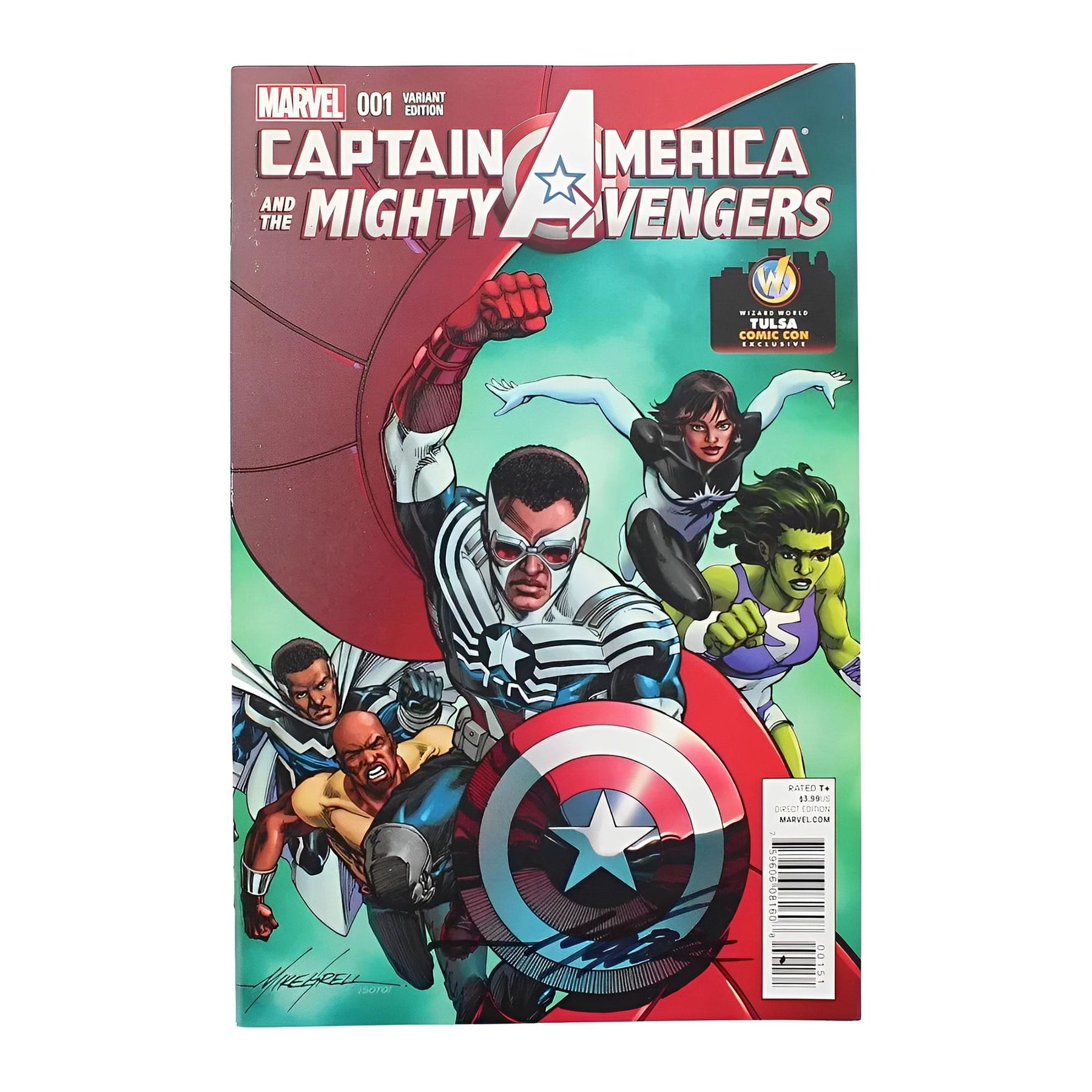 Marvel Comics Captain America & The Mighty Avengers #001 | AUTOGRAPHED