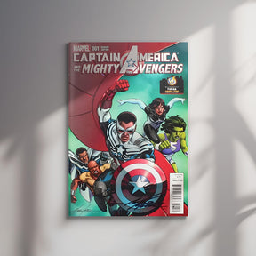 Marvel Comics Captain America & The Mighty Avengers #001 | AUTOGRAPHED