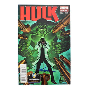 Marvel NOW! Hulk #1 | Minneapolis CC Color Cover | AUTOGRAPHED