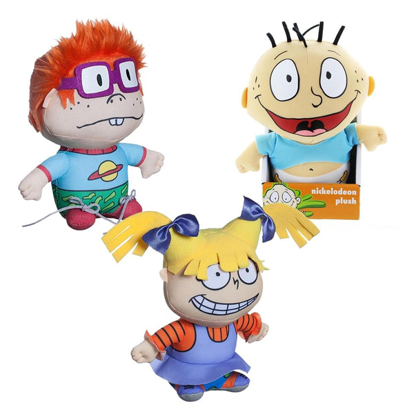 Nickelodeon Nick Toons Rugrats Plush Set Angelica Chuckie Free Sh