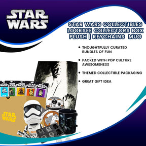 Star Wars Collectibles | LookSee Collectors Box | Plush| Keychains | Mug