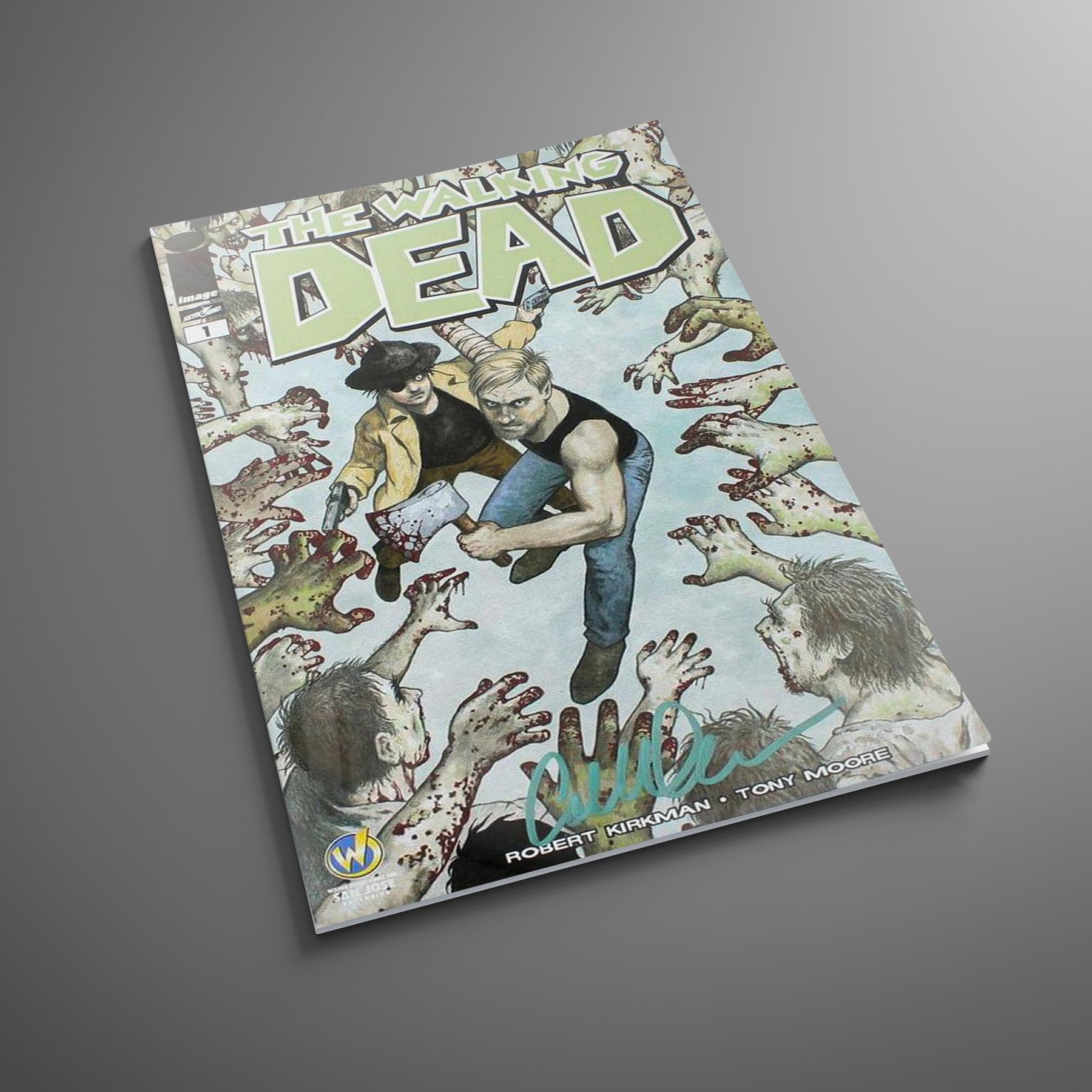 Image Comics The Walking Dead #1 | WW San Jose Color Cover | AUTOGRAPHED