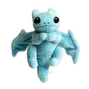 Little Embers 7 Inch Plush w/ Moveable Limbs & Magnetic Hands | Ash (Blue)
