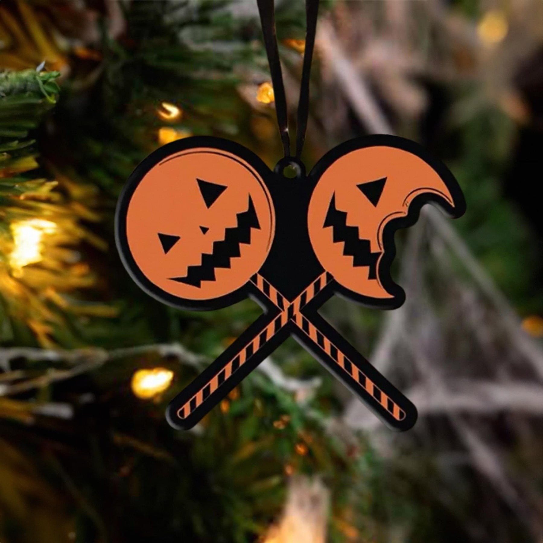 Trick r Treat Holiday Horrors Metal Ornament | Sam Lollipop