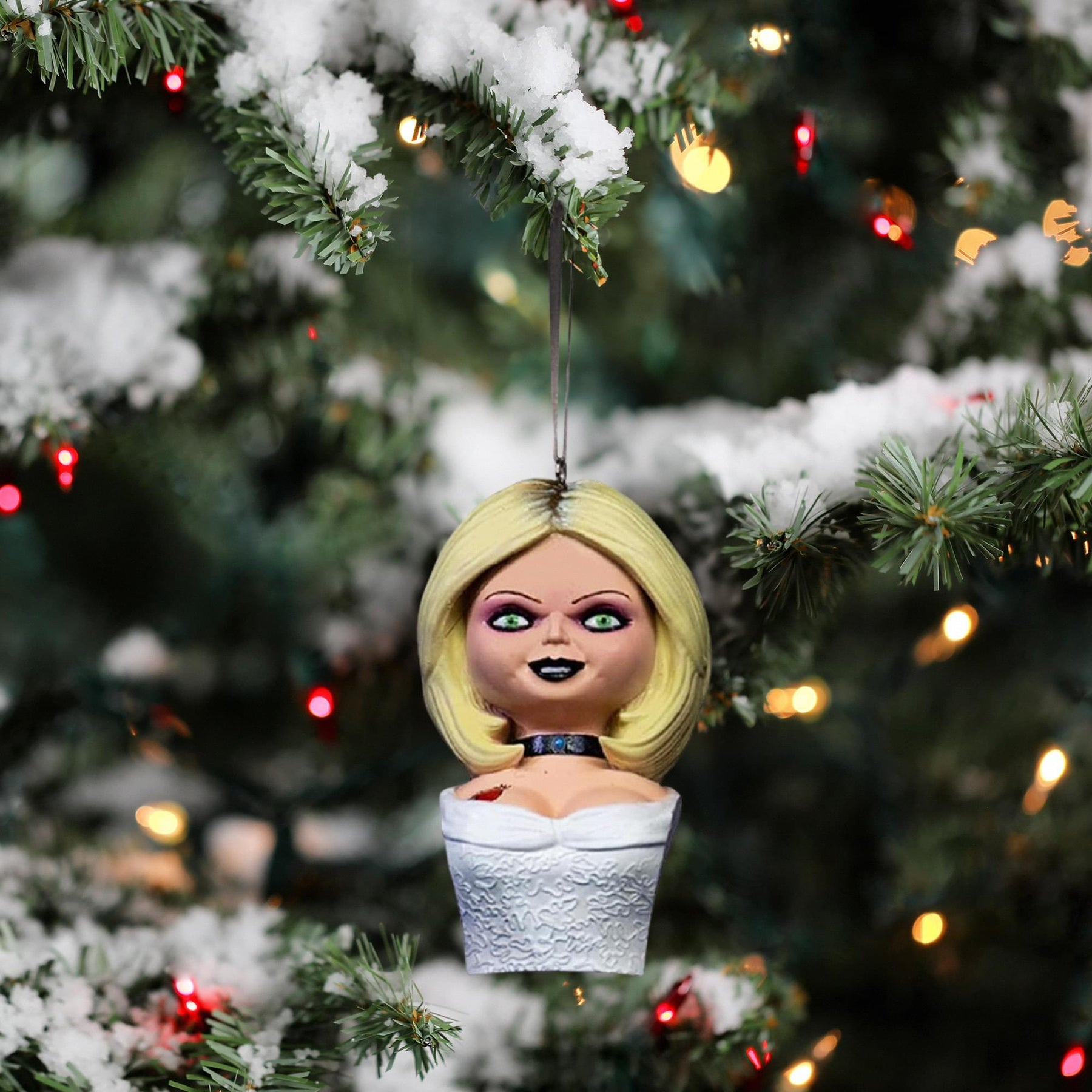 Childs Play Seed of Chucky Holiday Horrors Ornament | Tiffany Bust