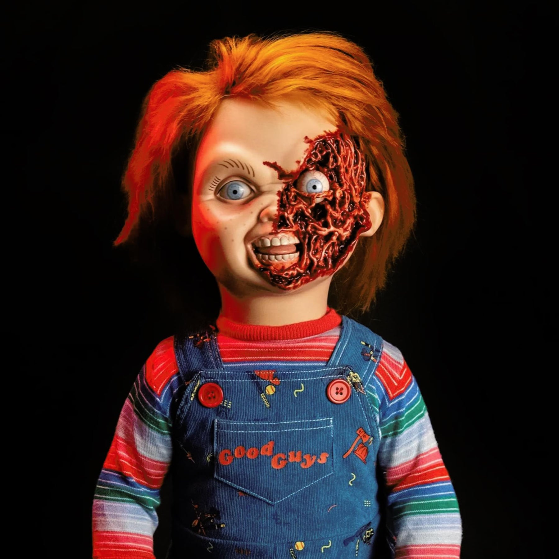 Child's Play 3 Ultimate Chucky Pizza Face Head