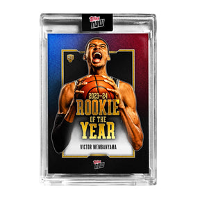 NBA 2023-24 Topps NOW Victor Wembanyama Basketball Card | VW-6