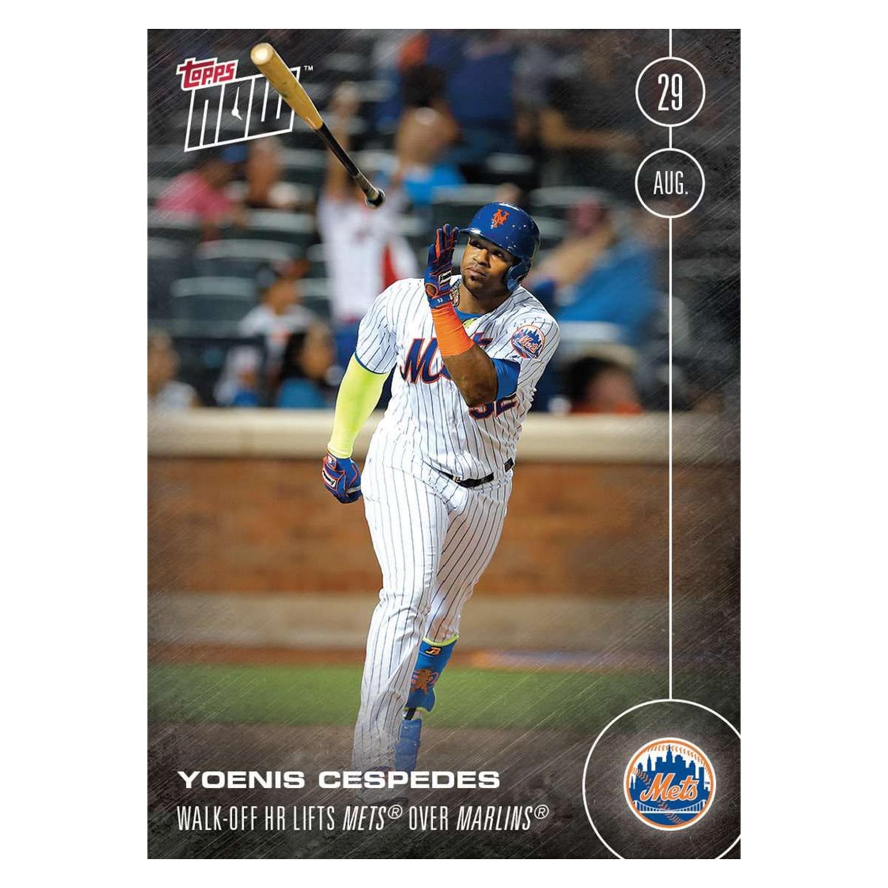 MLB NY Mets Yoenis Cespedes #405 Topps NOW Trading Card