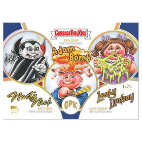 Garbage Pail Kids 2024 Topps Media Menace | Adam, Nick & Lindsay