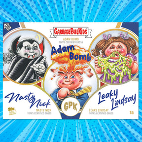 Garbage Pail Kids 2024 Topps Media Menace | Adam, Nick & Lindsay