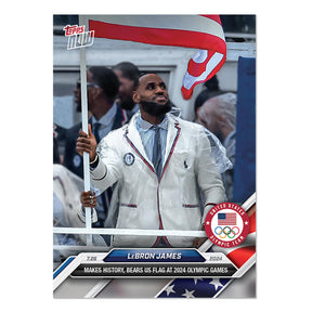 Olympic Games 2024 TOPPS NOW Card 4 | LeBron James