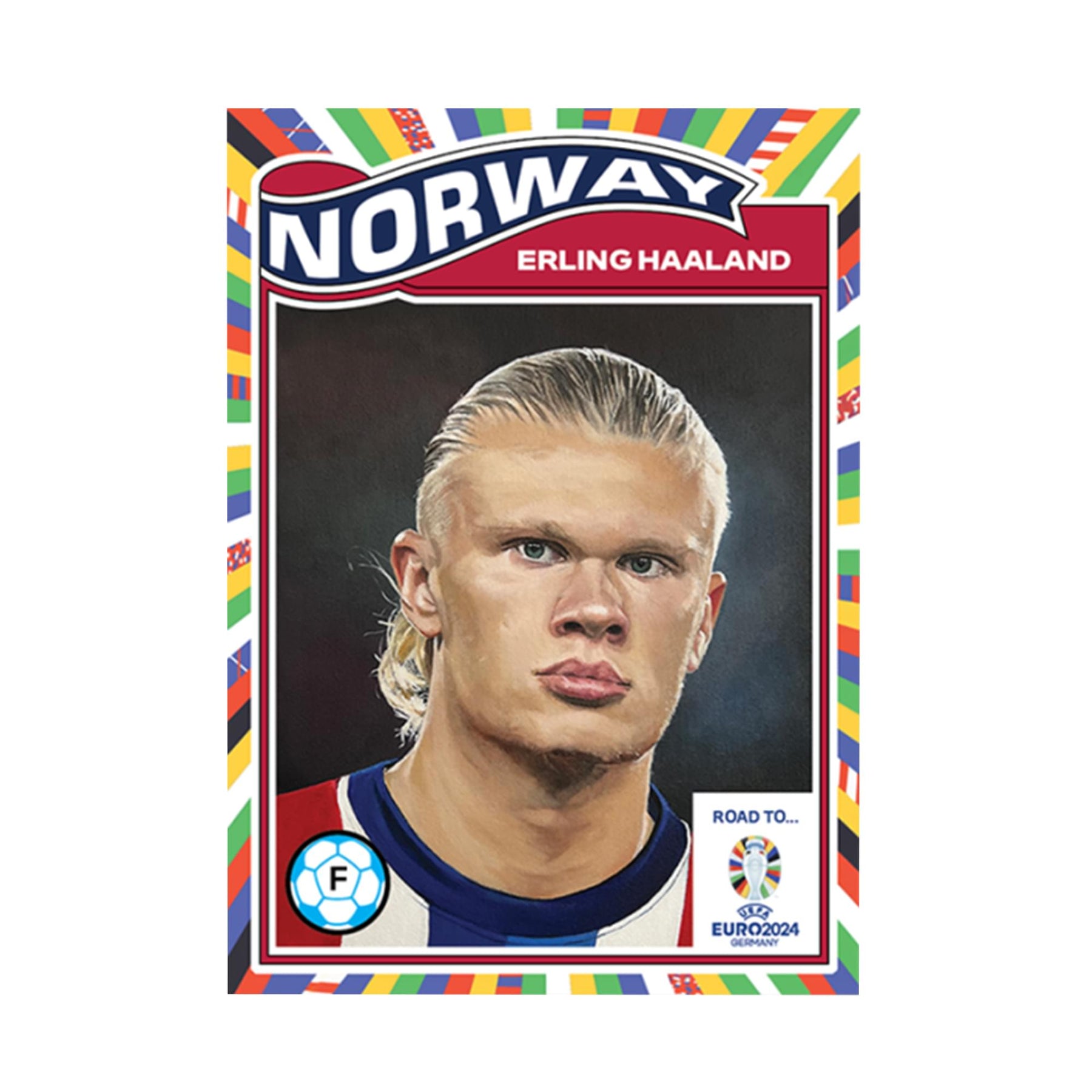 Road to UEFA EURO 2024 Living Set Card 3 | Erling Haaland