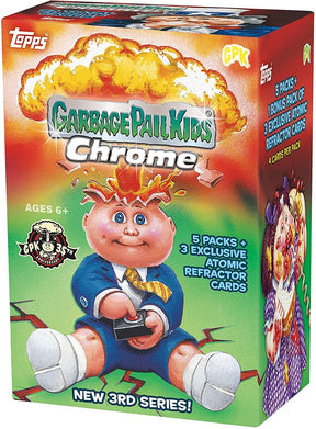 Garbage Pail Kids 2020 Topps Chrome 3rd Series Blaster Box | 5 Packs