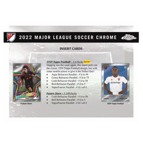 Major League Soccer 2022 Topps Chrome Blaster | 6 Packs