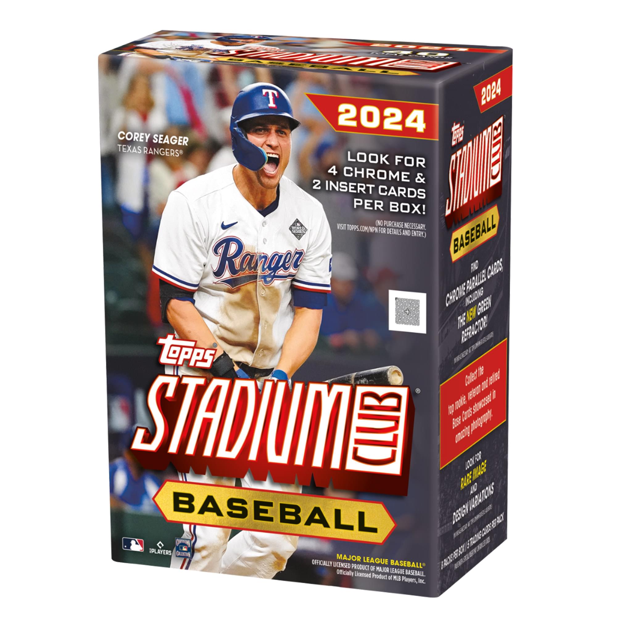 MLB 2024 Topps Stadium Club Value Box 8 Packs Free Shipping