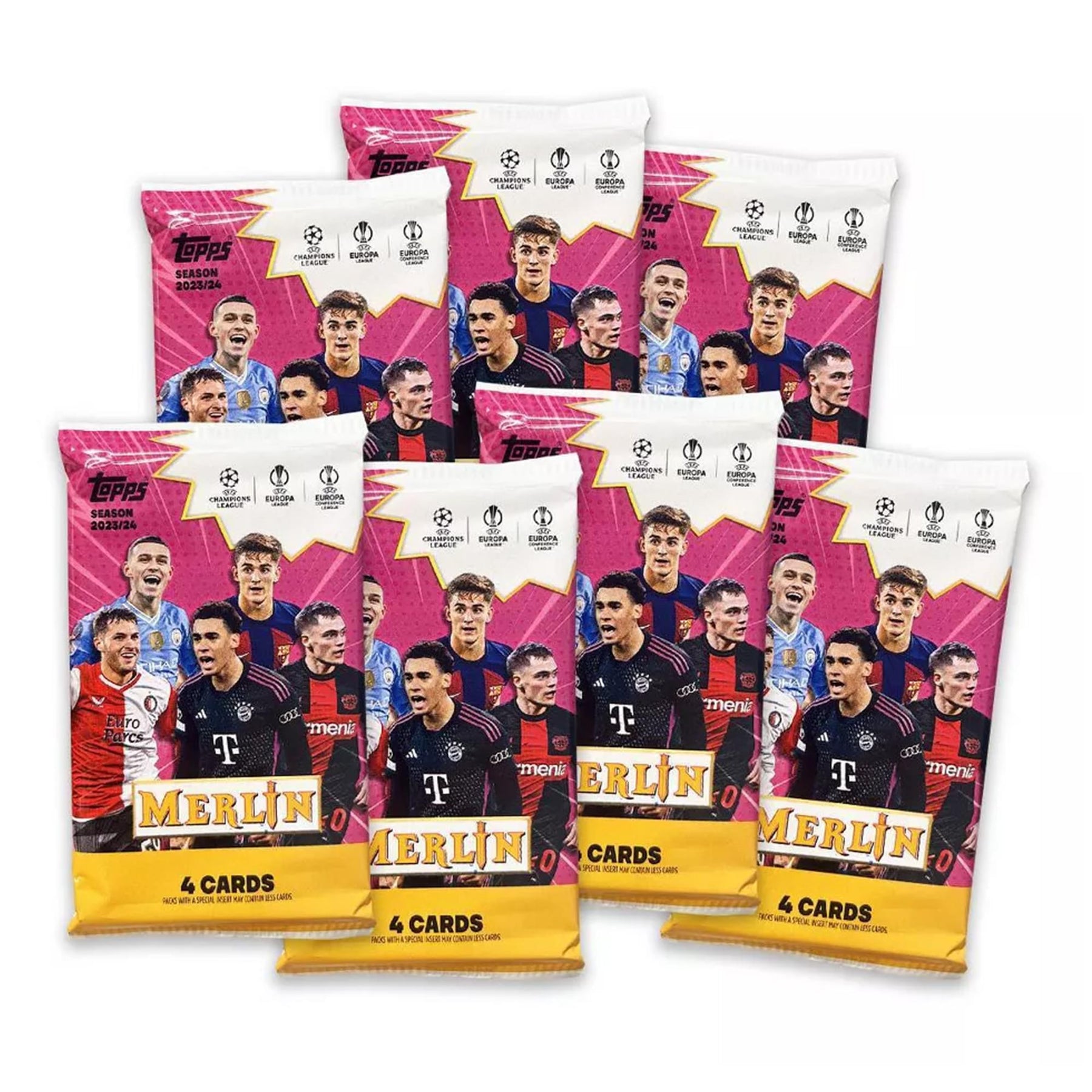 UCC Merlin 2023/24 Topps Value Box | 7 Packs