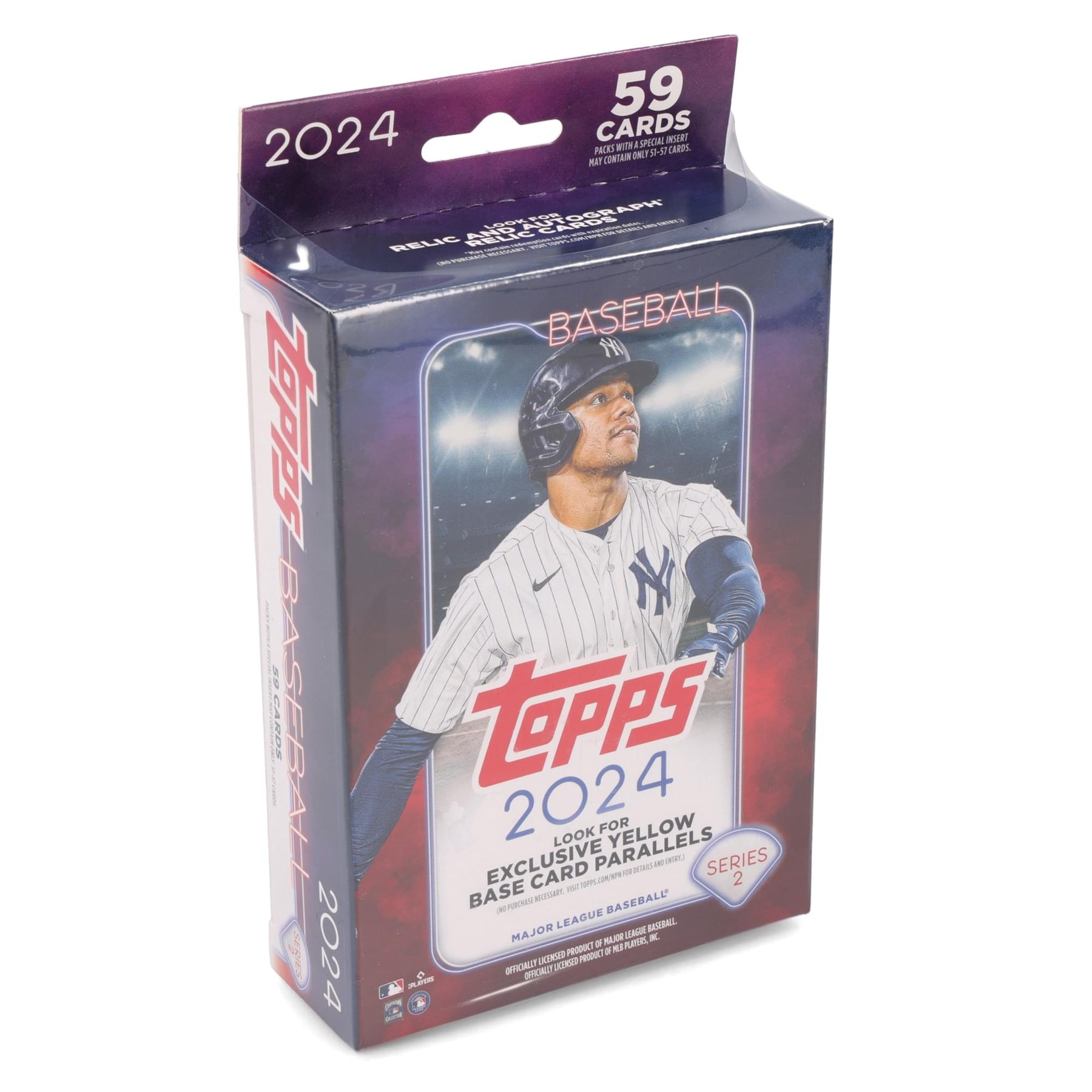 MLB 2024 Topps Baseball Series 2 Hanger Pack | 59 Cards Per Pack