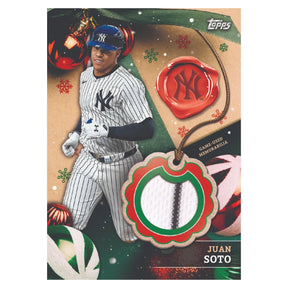 MLB 2024 Topps Holiday Baseball Mega Box | 10 Packs