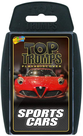 Sports Cars Top Trumps Card Game