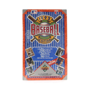 MLB 1992 Upper Deck Factory Sealed Baseball Box