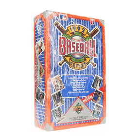 MLB 1992 Upper Deck Factory Sealed Baseball Box