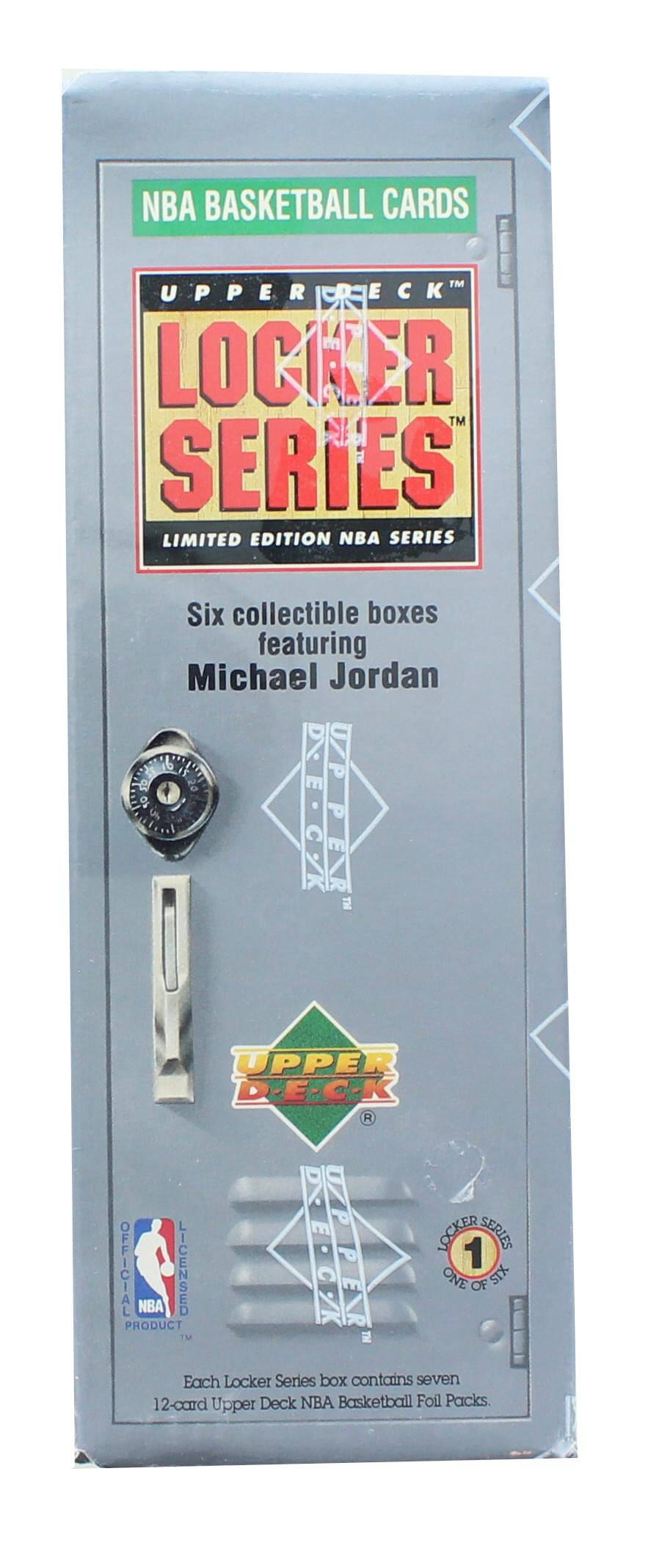 NBA 1991-92 Upper Deck Basketball Sealed Michael Jordan Locker Box | 7 Packs