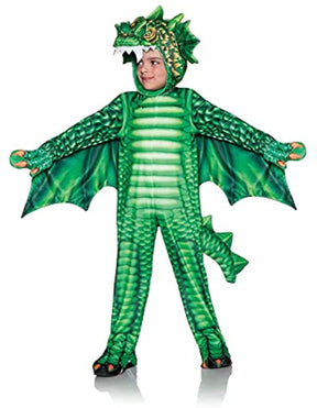 Green Dragon Printed Children's Costume