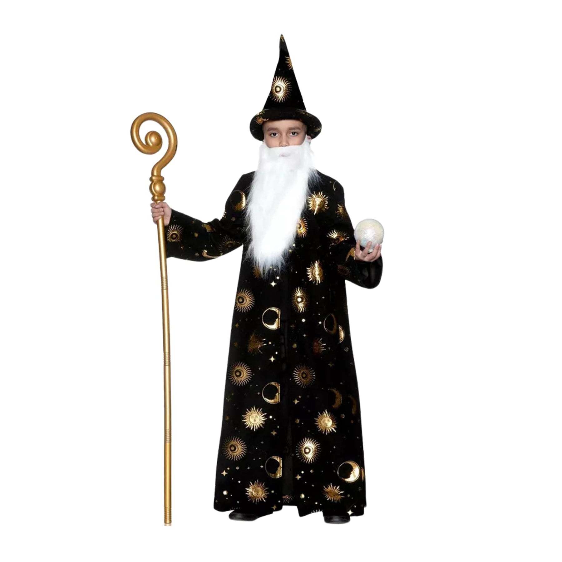 Wizard Robe- Black  Children's  Costume