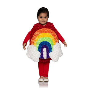 Rainbow Plush Swirl Fur Toddler Costume