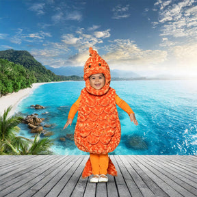 Goldfish Plush Swirl Fur Toddler Costume