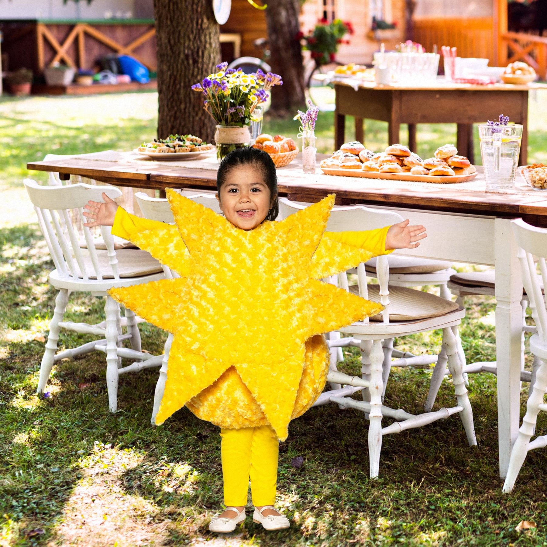 Sun Plush Swirl Fur Toddler Costume