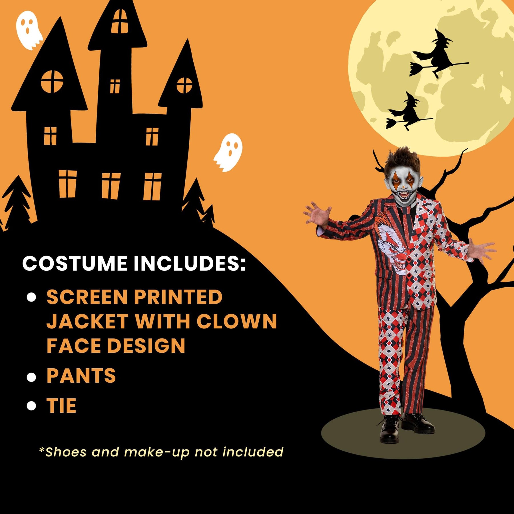 Torment Clown Child Costume