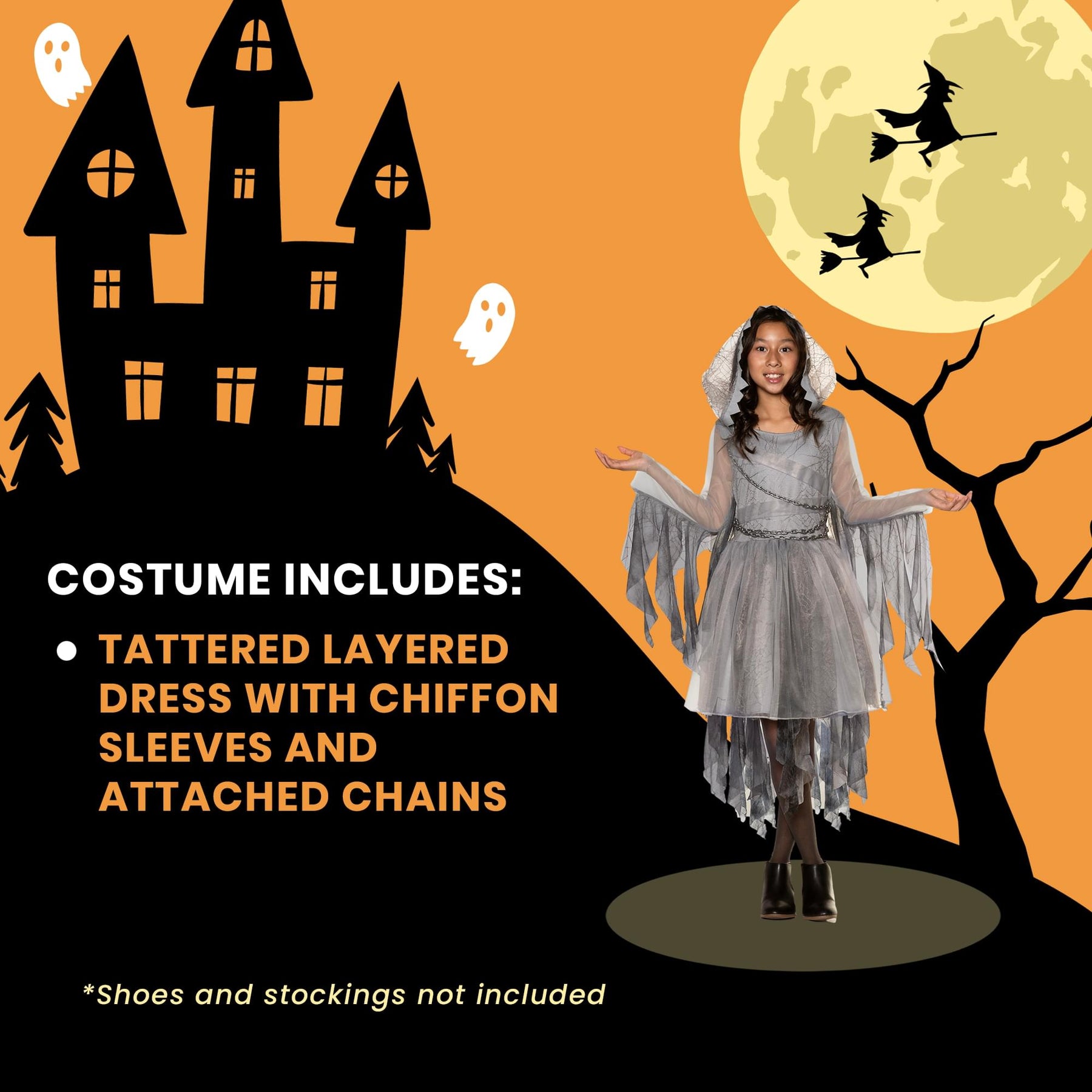 Ghostly Spirit Child Costume