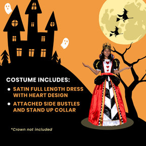 Alice in Wonderland Queen of Hearts Child Costume