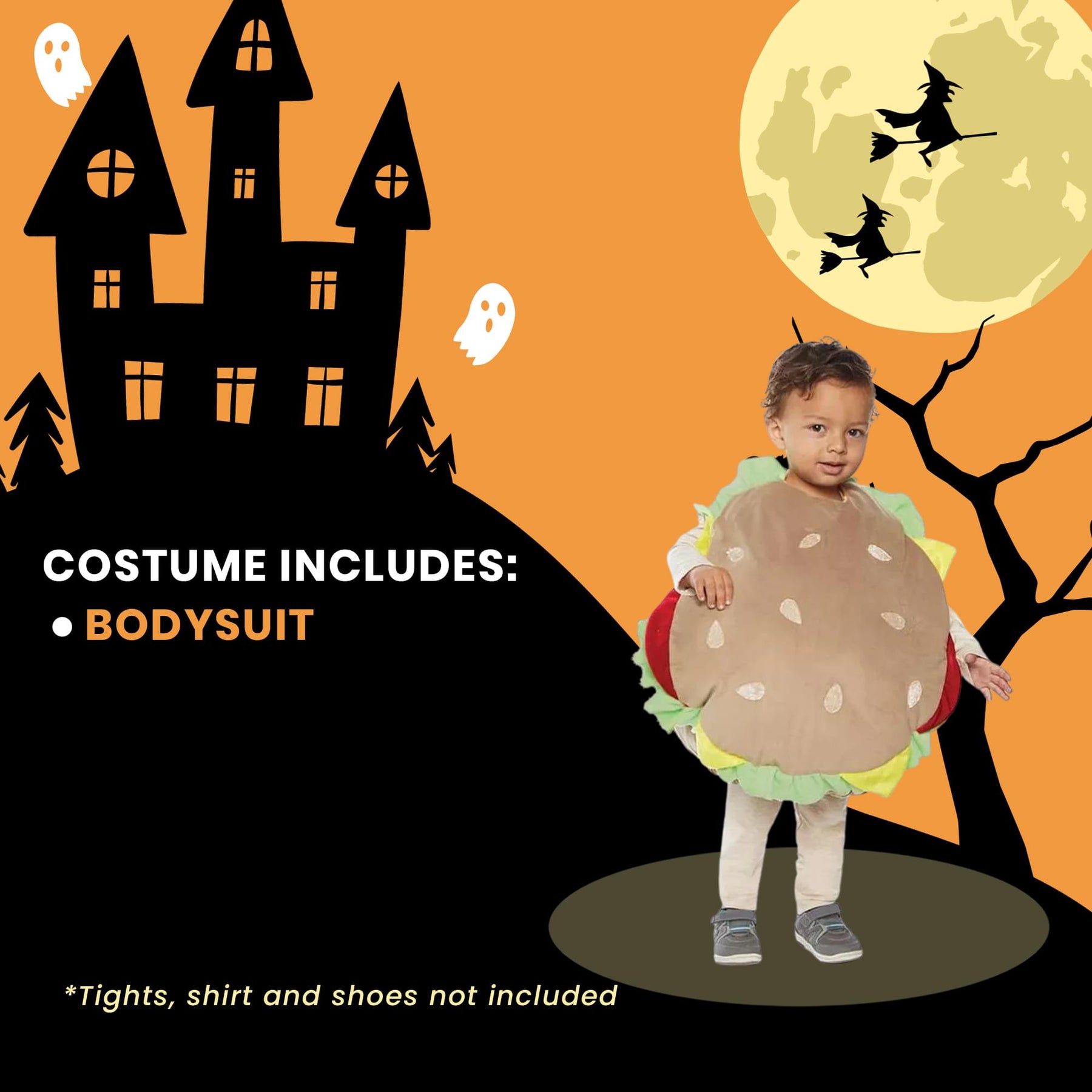 Hamburger Toddler Costume