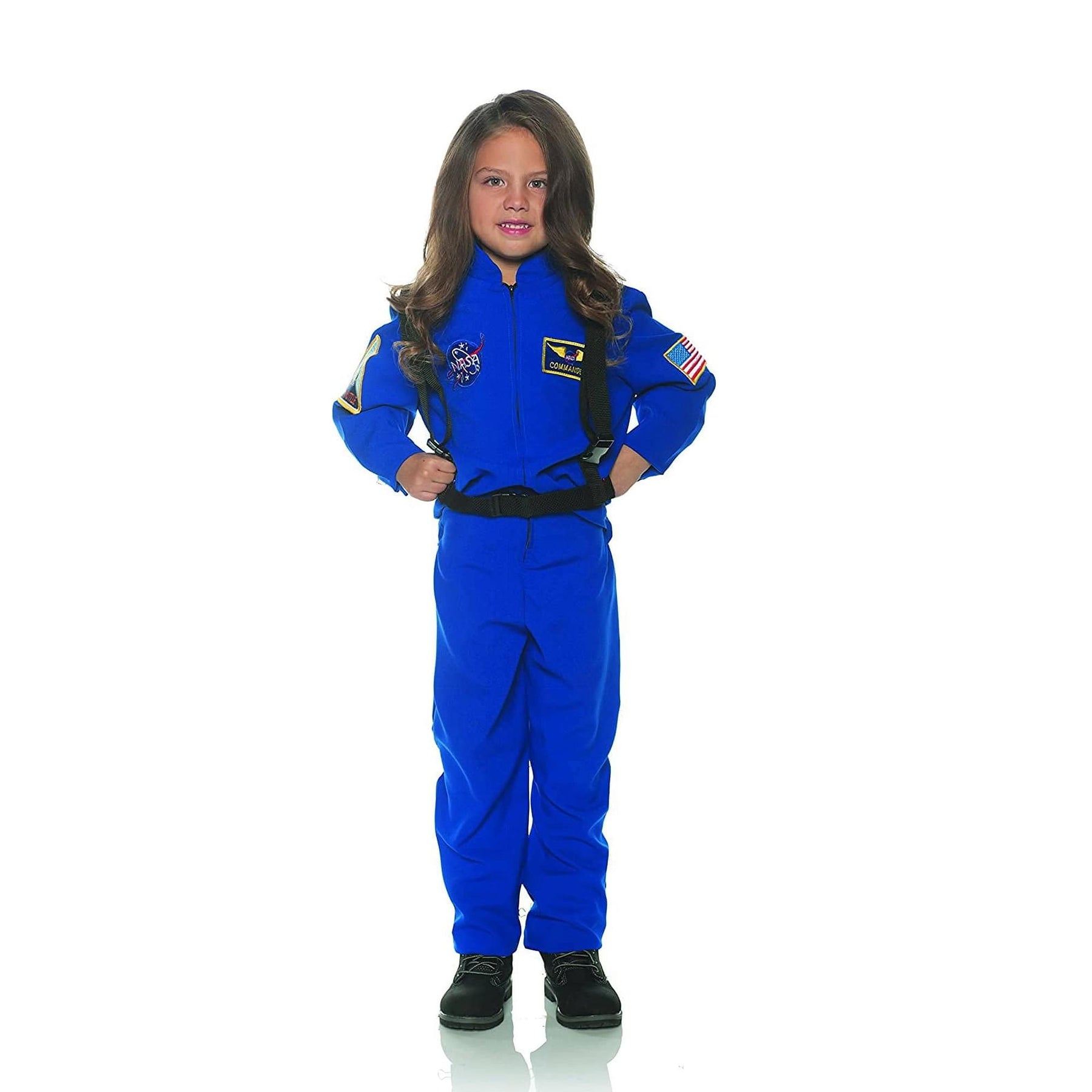 Blue Astronaut Flight Suit Child Costume