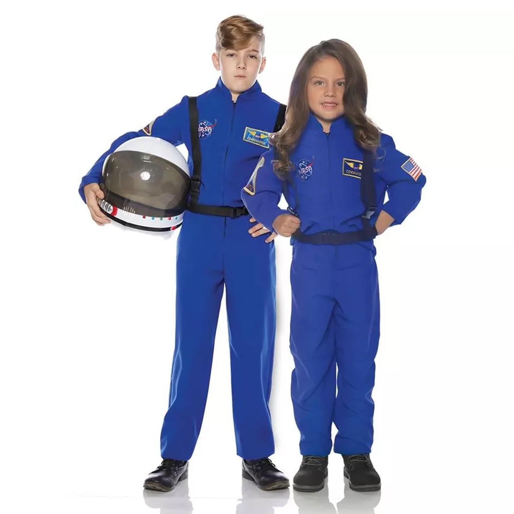 Blue Astronaut Flight Suit Child Costume