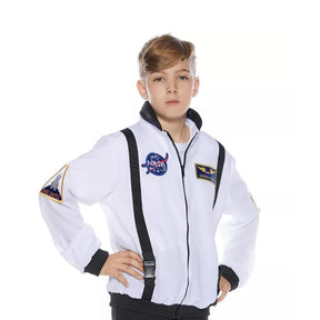 White Astronaut Jacket Child Costume