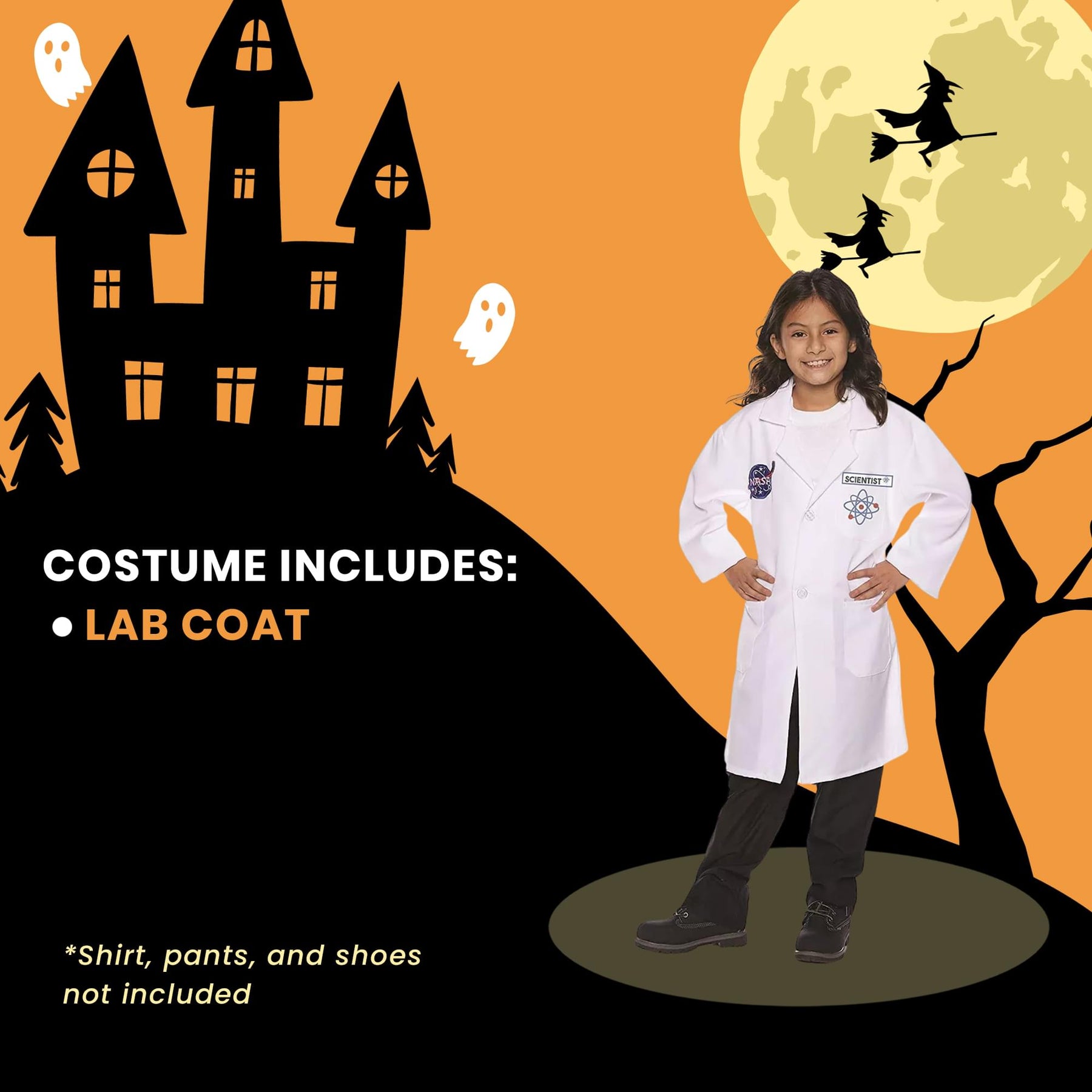 Rocket Scientist Child Costume Lab Coat