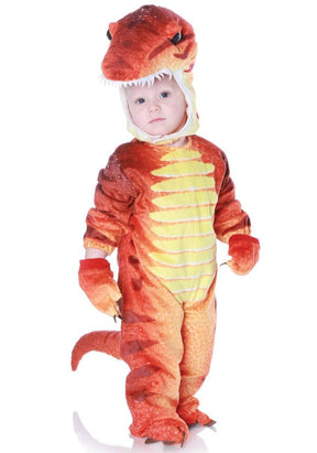T-Rex Dinosaur Child Costume Rust Color