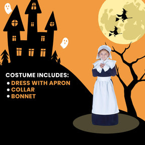 Pilgrim Girl Child Costume