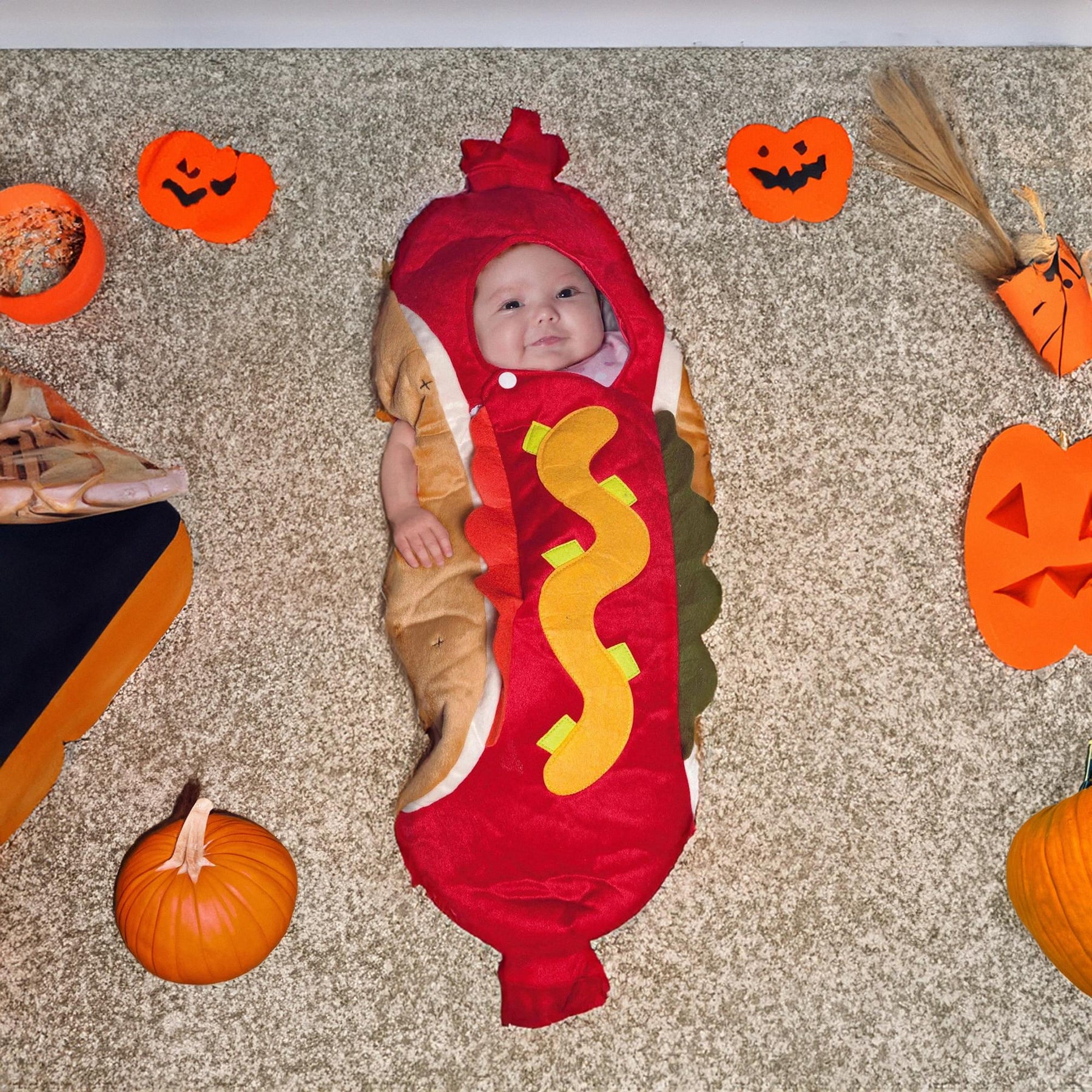 Lil' Hot Dog Infant Bunting Costume