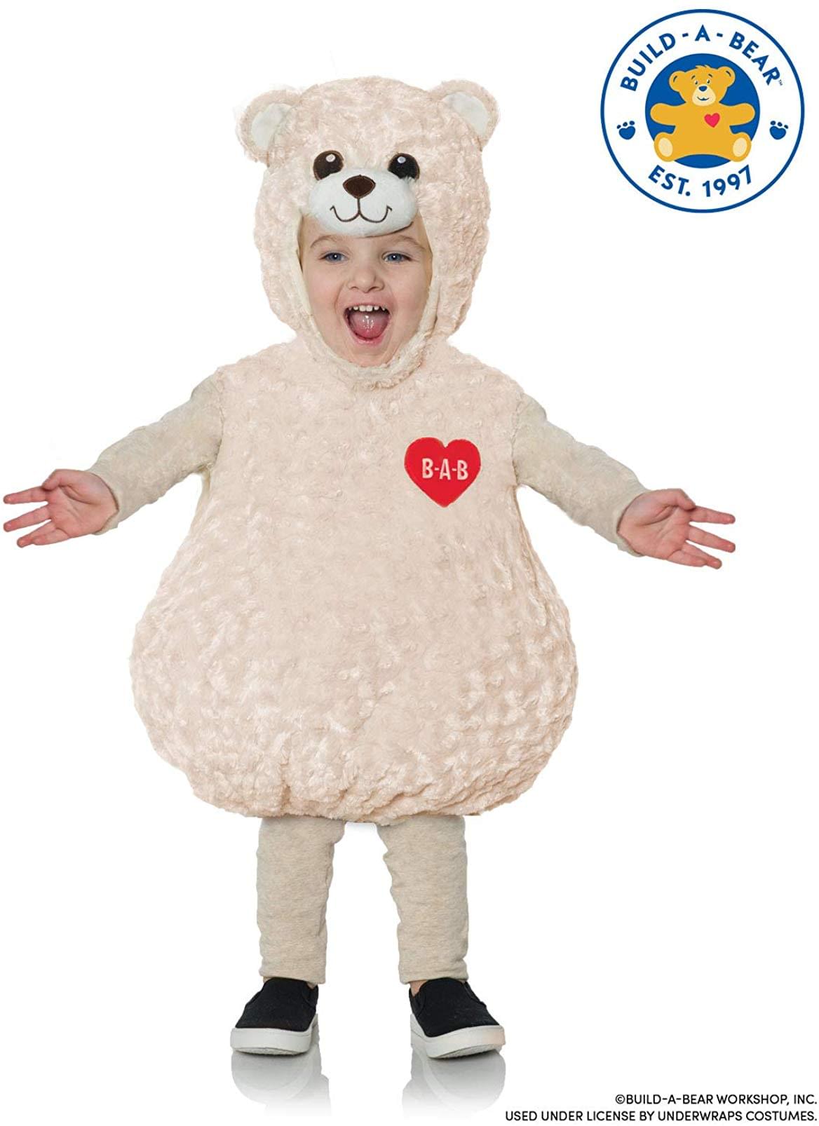 Build-A-Bear Happy Hugs Teddy Belly Baby Toddler Costume