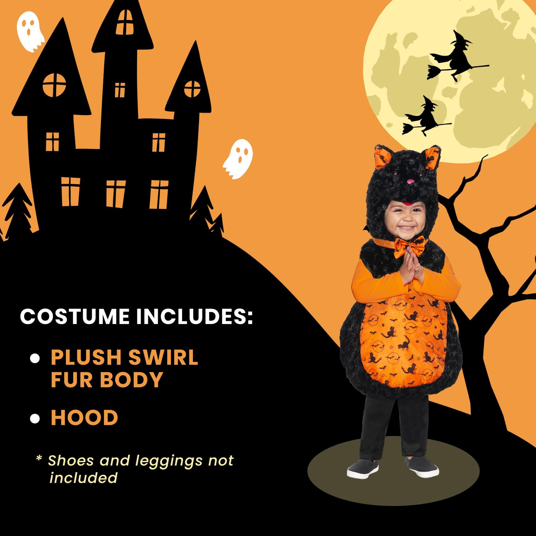 Halloween Cat Child Costume