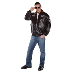 Flying High Jet Pilot Adult Costume Bomber Jacket