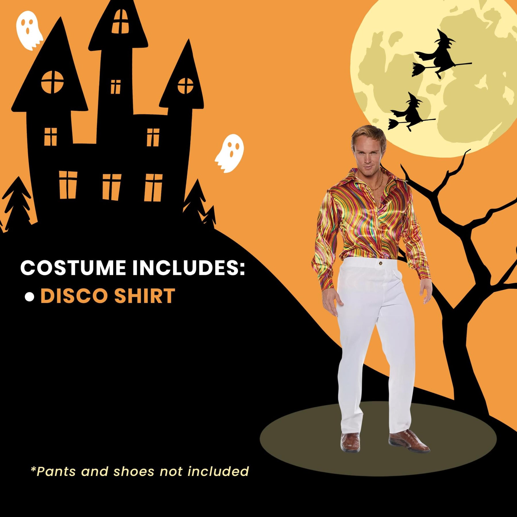 Swirls Costume Disco Shirt