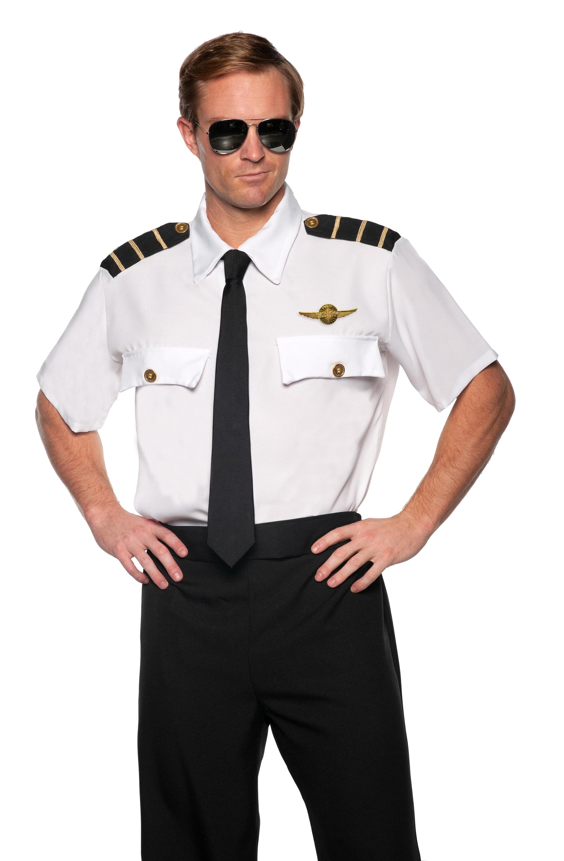 Pan Am Pilot Shirt Adult Costume