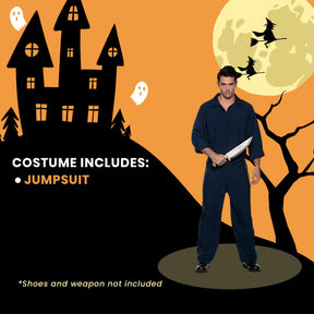 Horror Jumpsuit- Blue Adult Costume Accessory