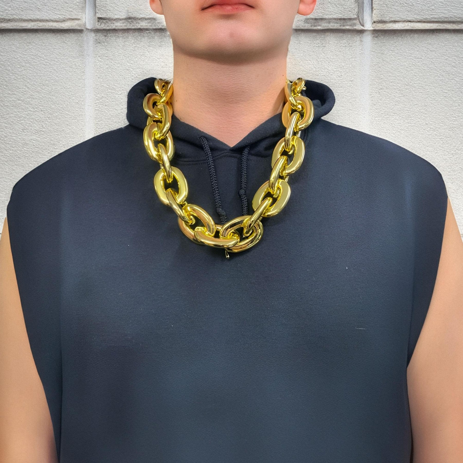 Thick Gold Chain Adult Costume Accessory