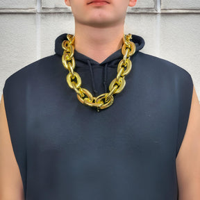 Thick Gold Chain Adult Costume Accessory